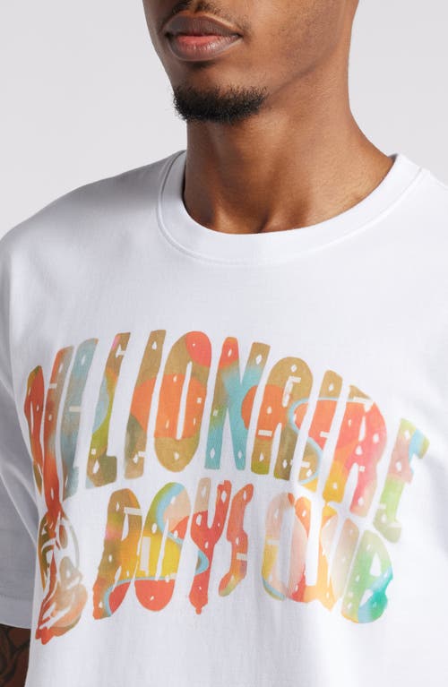 Shop Billionaire Boys Club Arch Cotton Graphic T-shirt In White