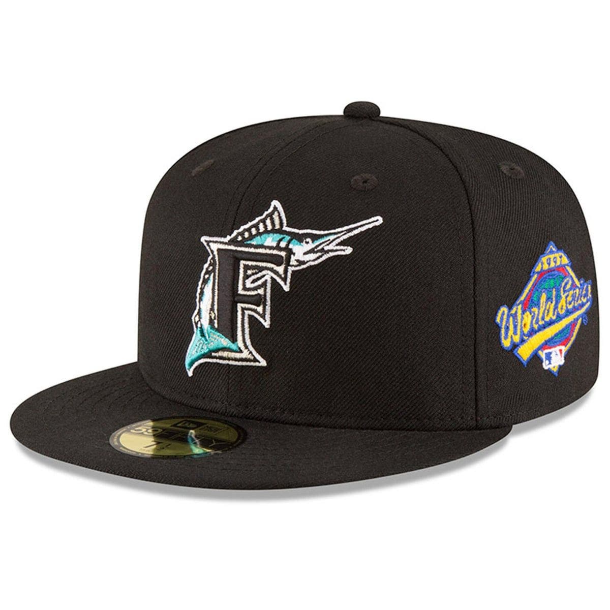 florida marlins world series patch 59fifty cap