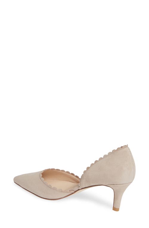 Pelle Moda Kenny D'orsay Pump In Mushroom Suede