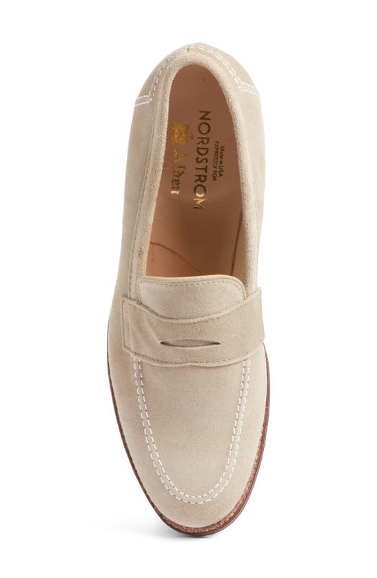 Shop Alden Shoe Company Alden Milkshake Penny Loafer In Tan