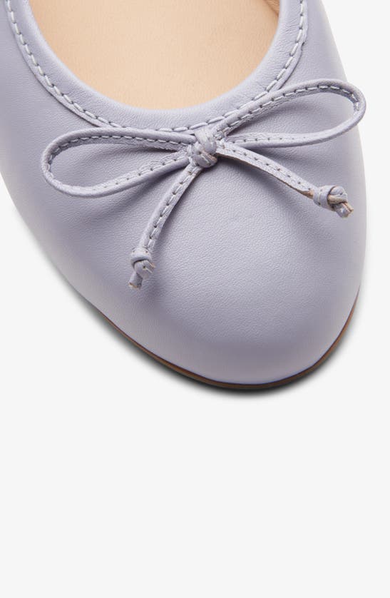 Shop Clarks Fawna Lily Ballet Flat In Lilac Leather