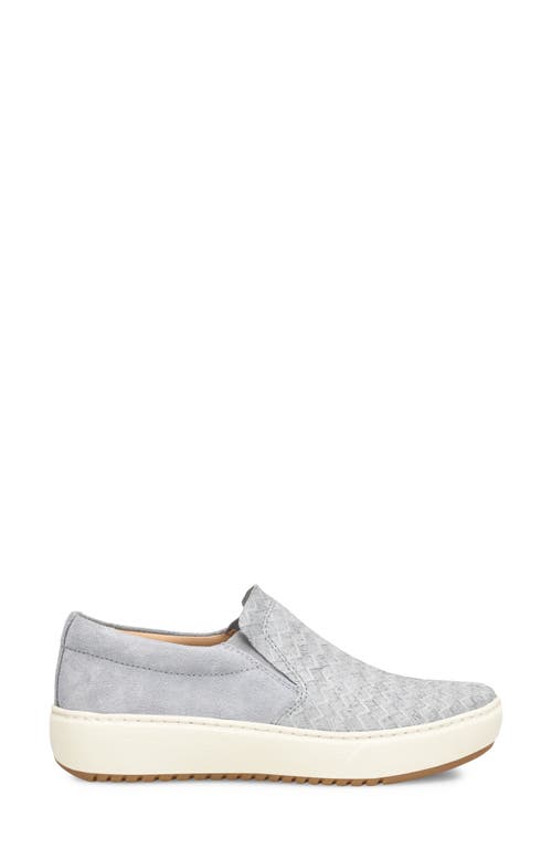 Shop Söfft Watney Platform Slip-on Sneaker In Slate/chambray