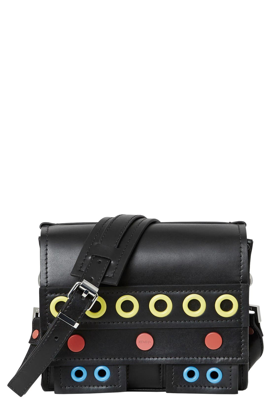 KENZO 'Small Bike' Studded Leather Shoulder Bag Nordstrom