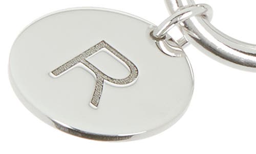 Meshmerise Love Knot Initial Bracelet In White-r