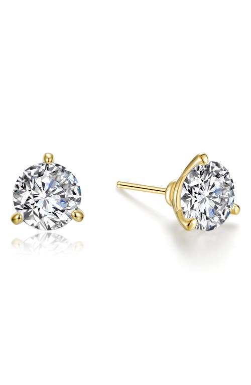 Lafonn Simulated Diamond Stud Earrings In White/gold