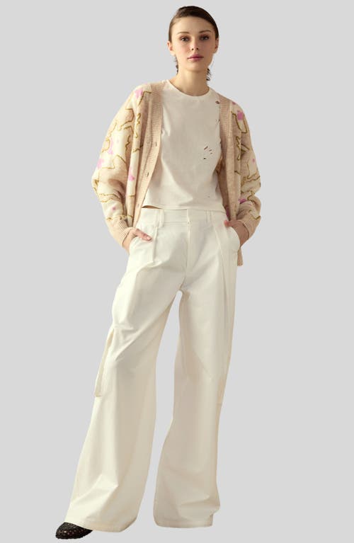 Shop Cynthia Rowley Marbella Cotton Cargo Pant In White