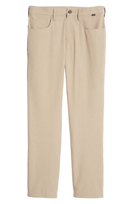 Travis Mathew Open To Close Performance Pants In Heather Khaki