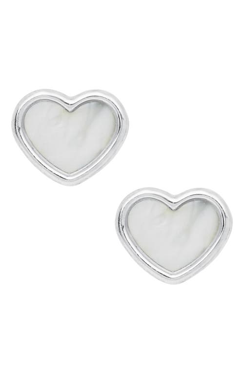 Mignonette Sterling Silver Heart Stud Earrings at Nordstrom