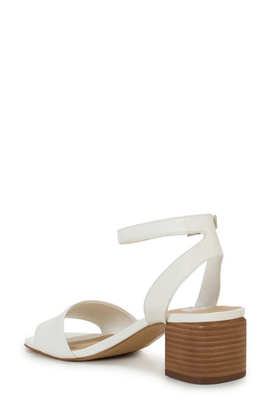 Shop Vince Camuto Carliss Ankle Strap Sandal In Coconut Cream