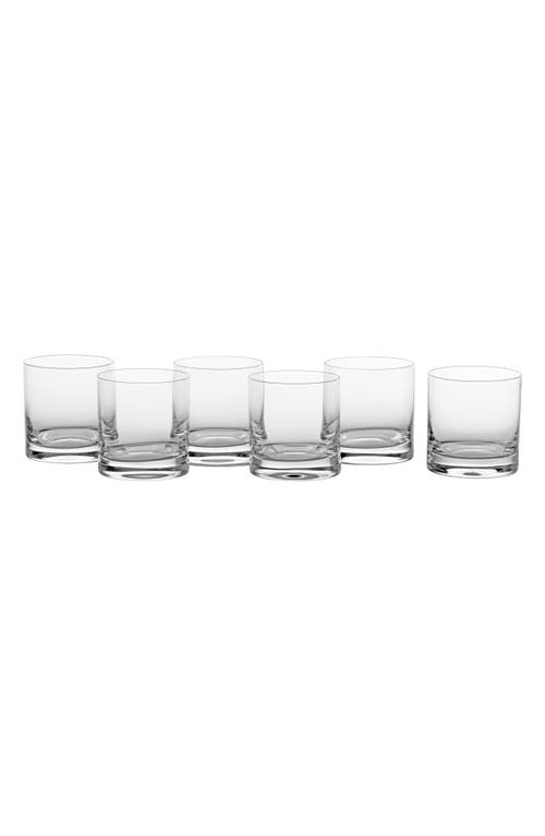 Schott Zwiesel Paris Set of 6 Iceberg Double Old Fashioned Glasses in Clear at Nordstrom