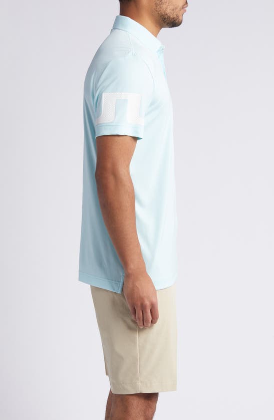 J. LINDEBERG J. LINDEBERG HEATH REGULAR FIT SOLID PERFORMANCE GOLF POLO 