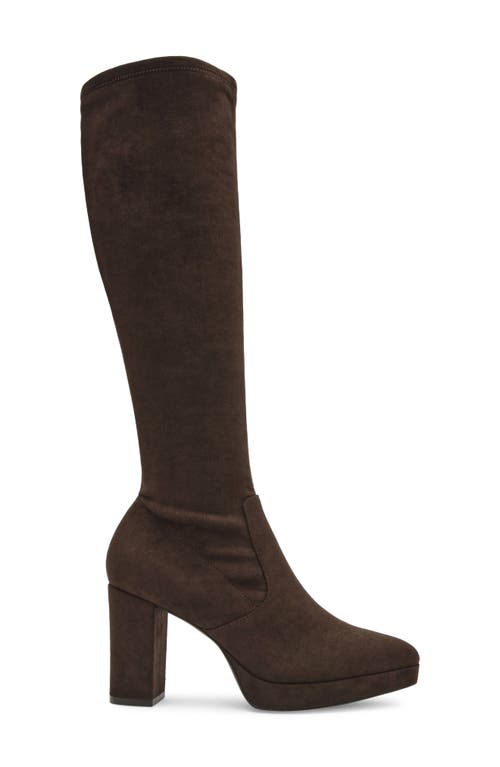 Shop Anne Klein Journey Knee High Boot In Chocolate