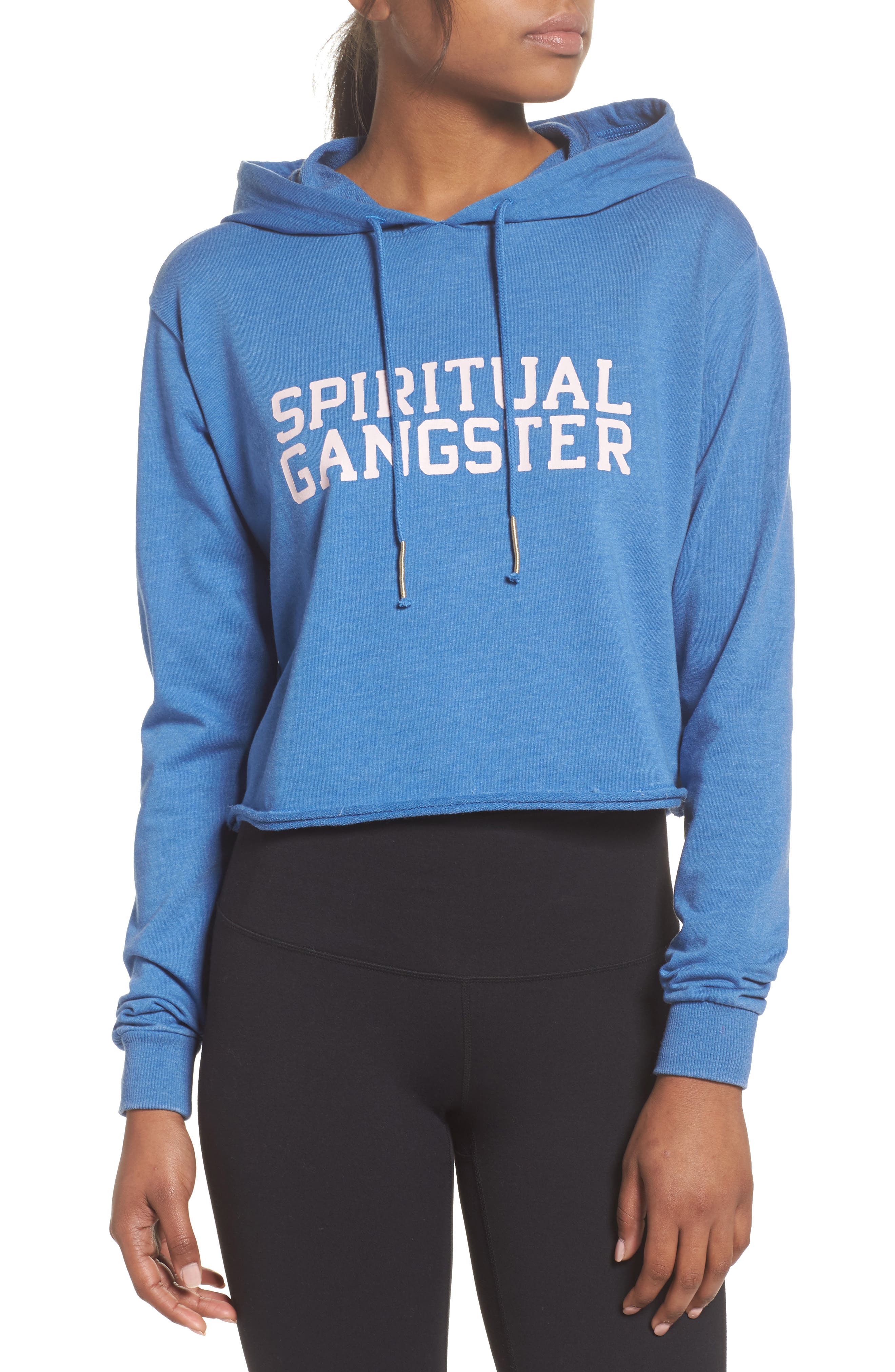 spiritual gangster varsity sweatshirt