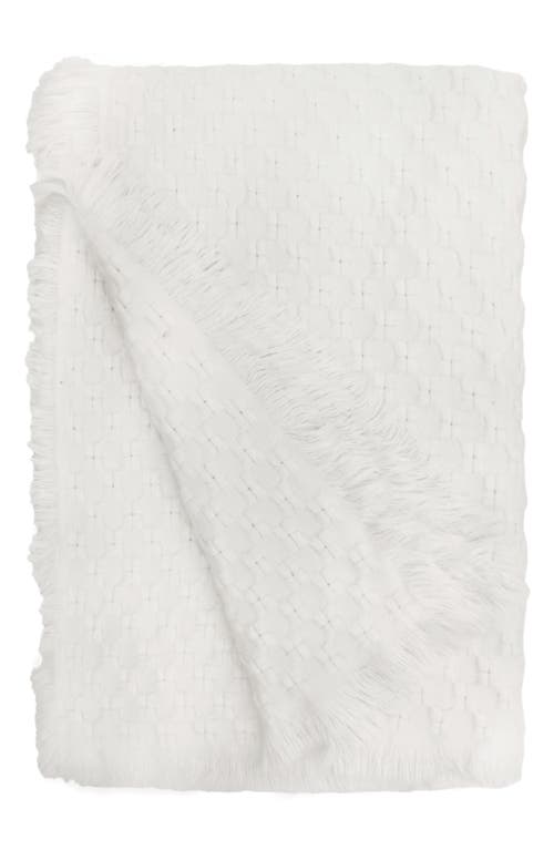 Pom Pom at Home Delphine Throw Blanket in Ivory at Nordstrom, Size 6Ft 0In X 9Ft 0In
