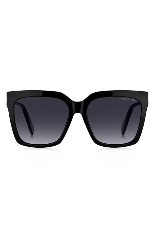 Marc Jacobs Sunglasses In Black/dark Grey Sf