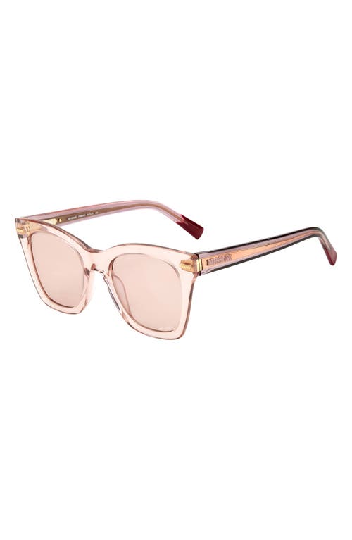 Missoni 51mm Transparent Cat Eye Sunglasses In Beige