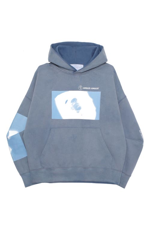Movements Graphic Hoodie in Blue