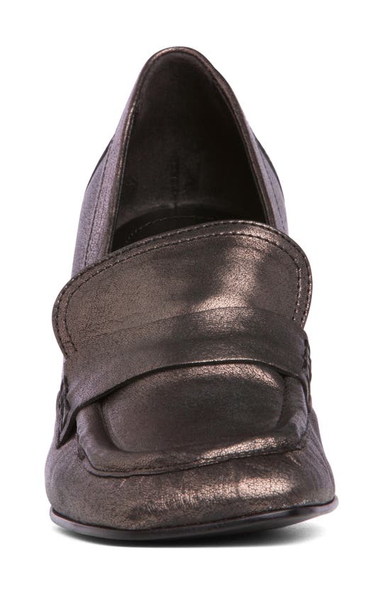 Beautiisoles Lola Loafer Pump In Pewter
