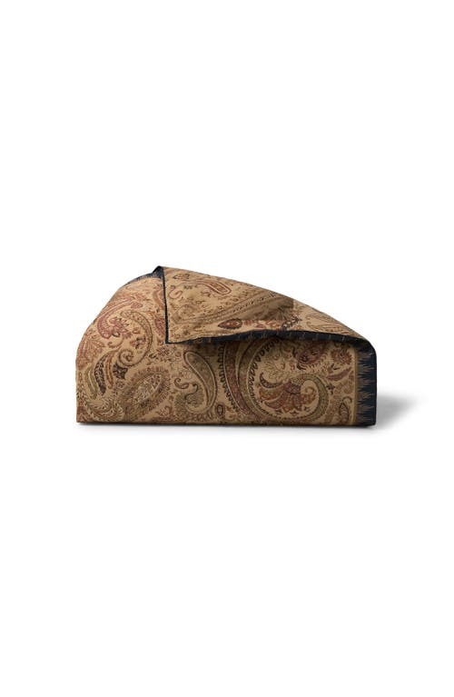 Shop Ralph Lauren Anderson Paisley Duvet Cover In True Neutral