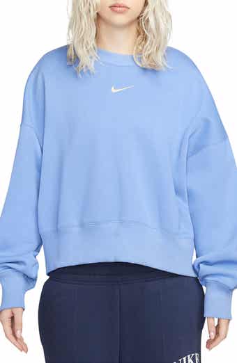 Women's Buffalo Bills The Wild Collective Royal Cropped Pullover