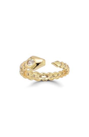Chloe & Madison Chloe And Madison Snake Ring In Gold