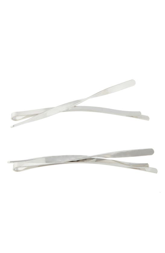 Tasha 2-pack Hair Pins In Silver