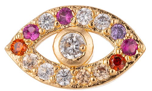 Eye Candy Los Angeles Set Of 4 Alicia Stud Earrings In Gold
