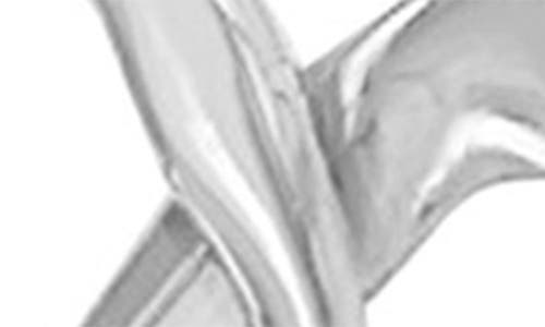 Ettika Plated Interlocking Chain Necklace In Silver