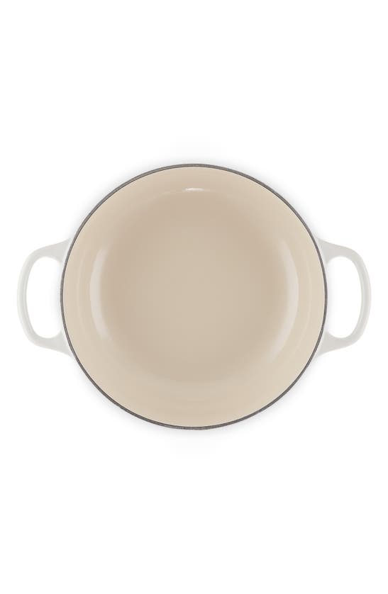Le Creuset Signature 3.5-quart Sauteuse Oven In Meringue