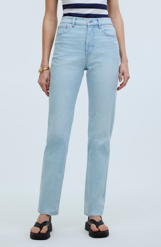 Shop Madewell The '90s Straight Jeans In Ward Wash