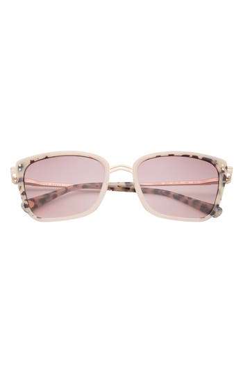 Ted Baker London 56mm Square Sunglasses In Blush
