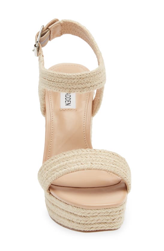 Steve Madden Lombardo Jute Platform Sandal In Natural | ModeSens