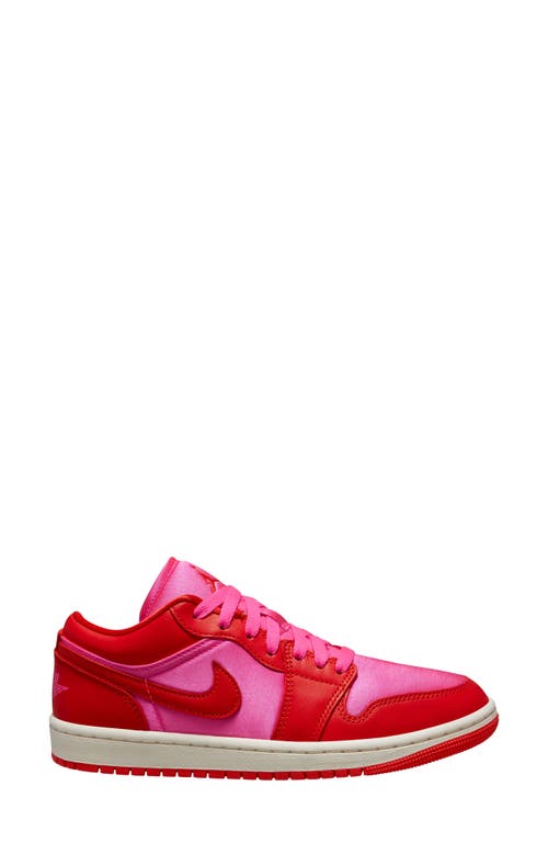Shop Jordan Air  1 Low Se Sneaker In Pink Blast/chile Red/sail