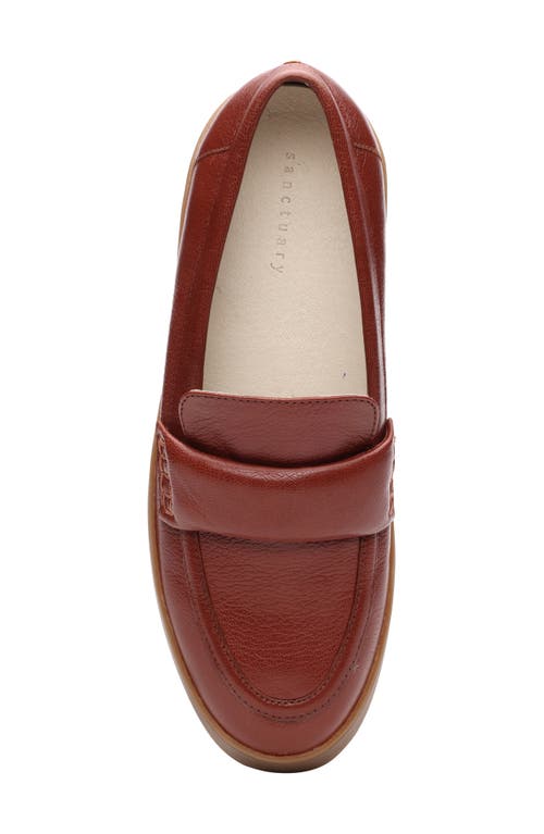 Sanctuary Peacemaker Platform Loafer In Saddle