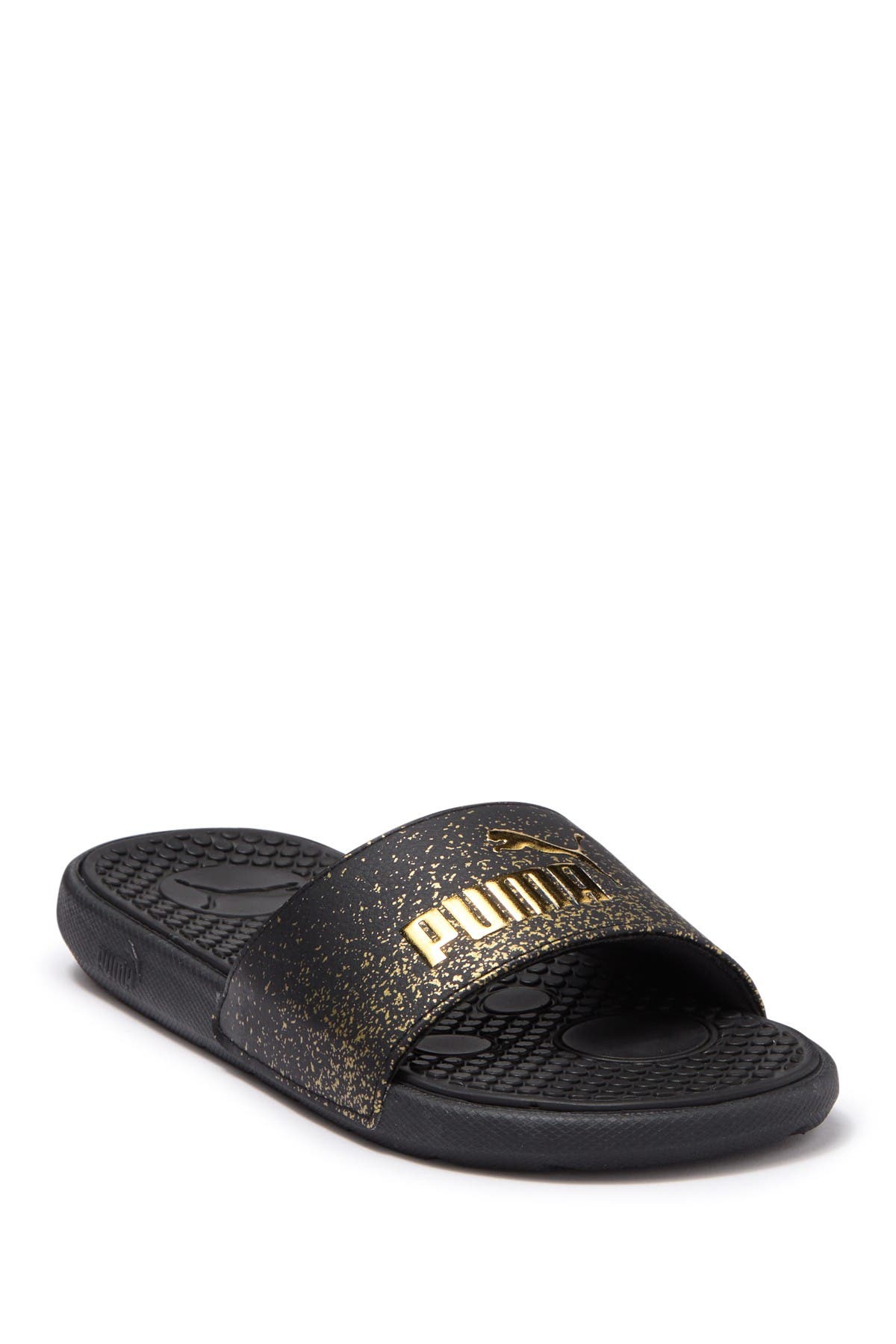 puma metallic slides