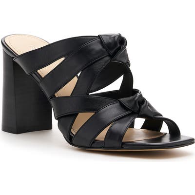 Botkier Raffe Strappy Slide Sandal, Black