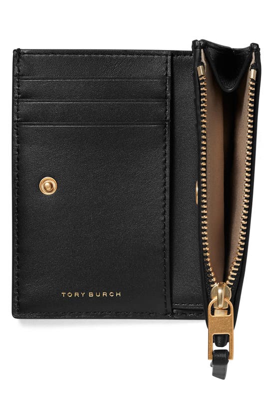 Shop Tory Burch T Monogram Jacquard Bifold Wallet In Black