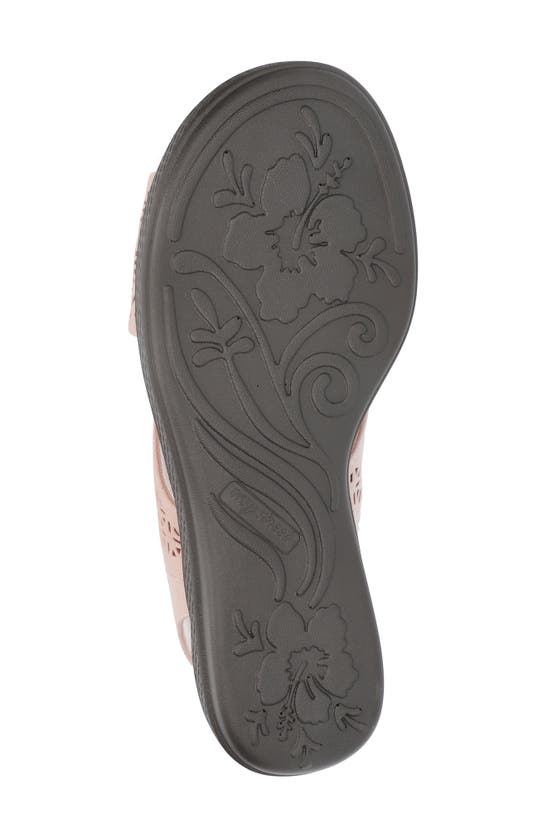 Shop Easy Street Claudia Slingback Sandal In Blush