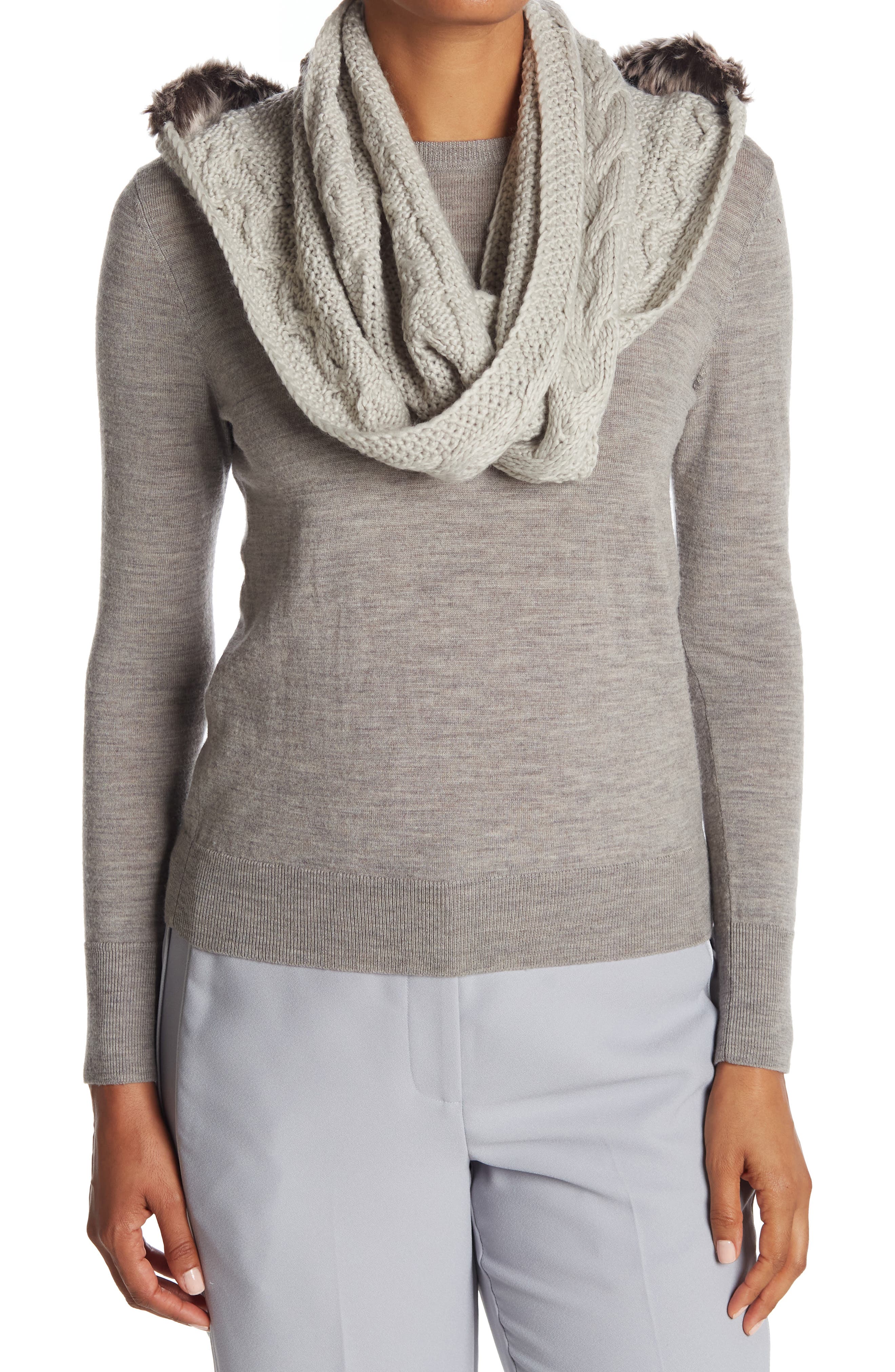 nordstrom faux fur wrap