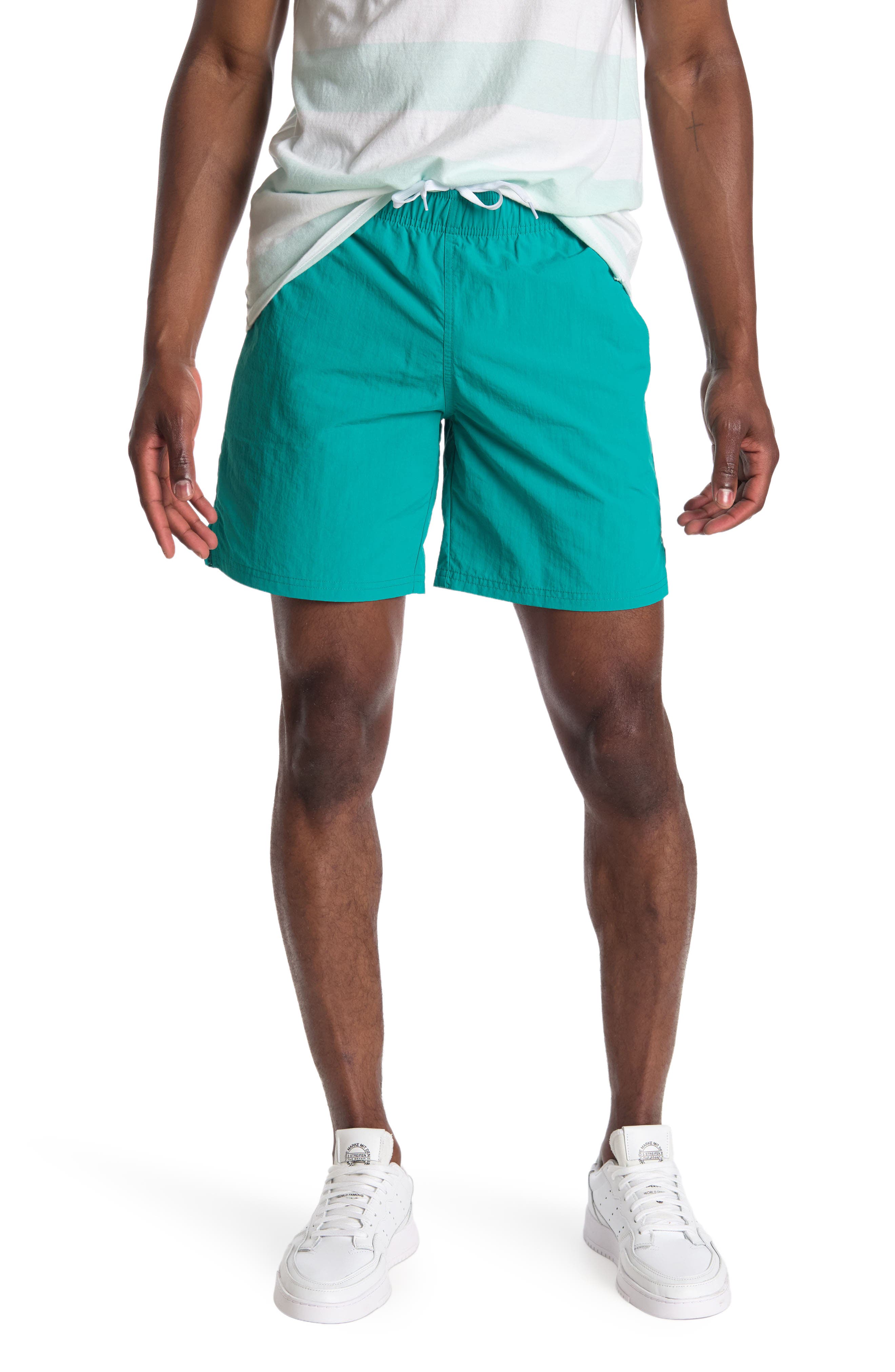 Abound Nylon Shorts In Turquoise/aqua