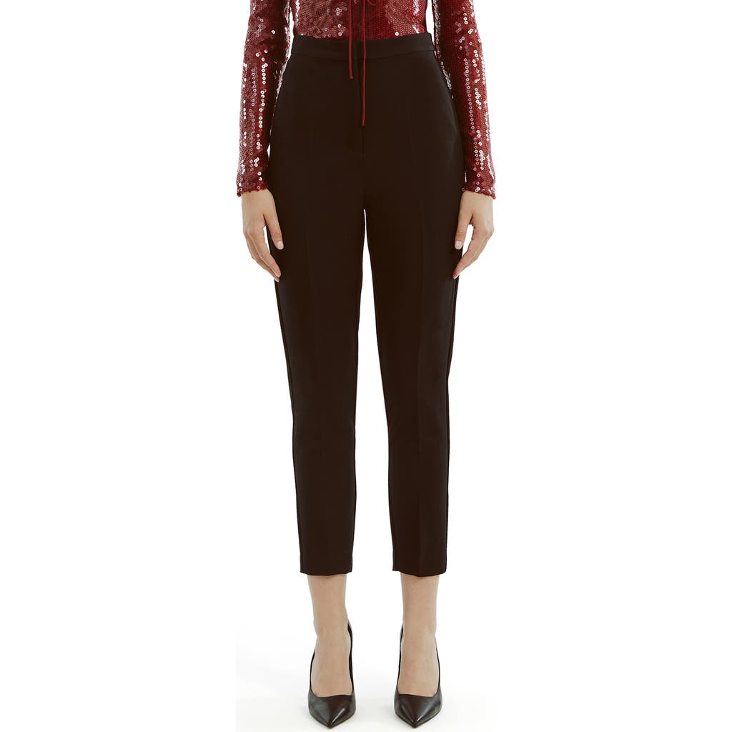 Bardot Slim Fit Ankle Pants In Black