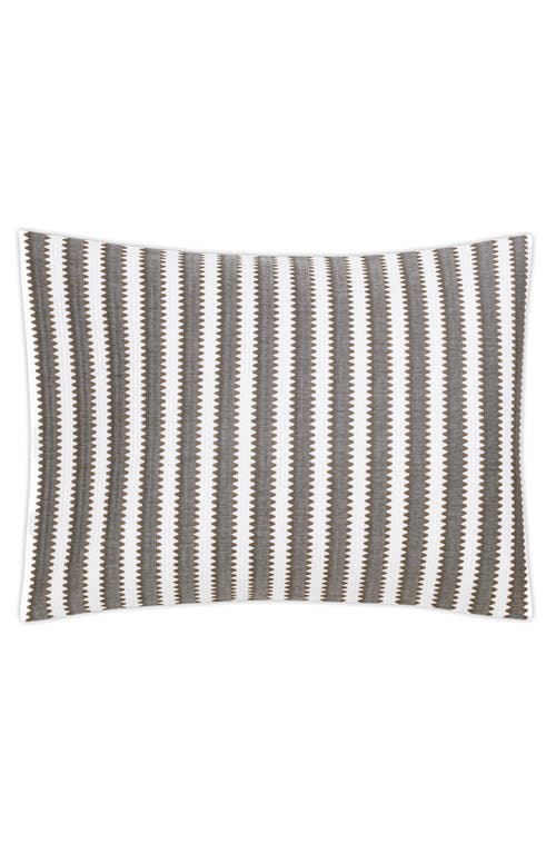 Matouk Apollo Stripe Matelassé Pillow Sham in Comet 