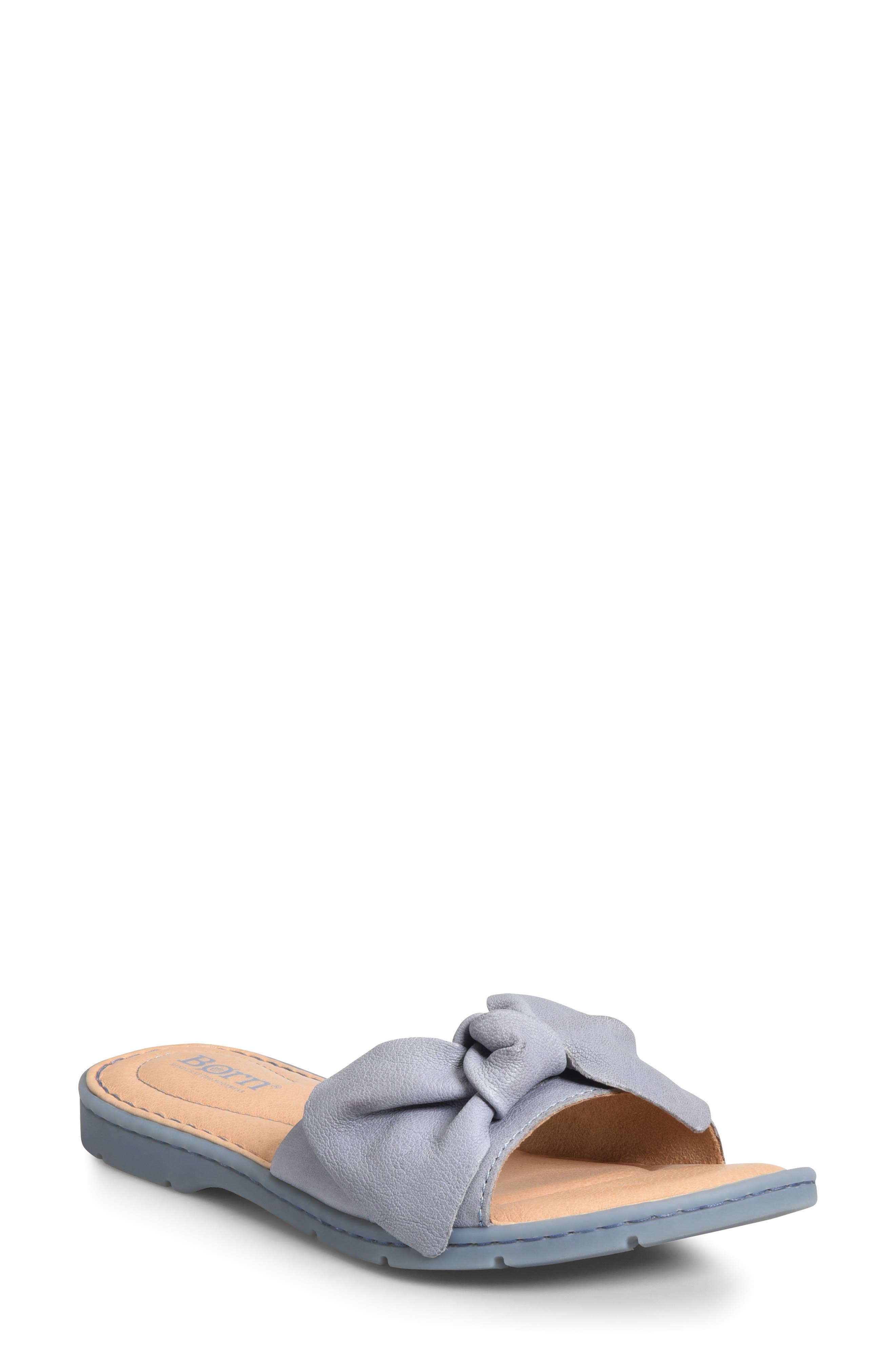 B?rn Teton Knotted Slide Sandal, Blue
