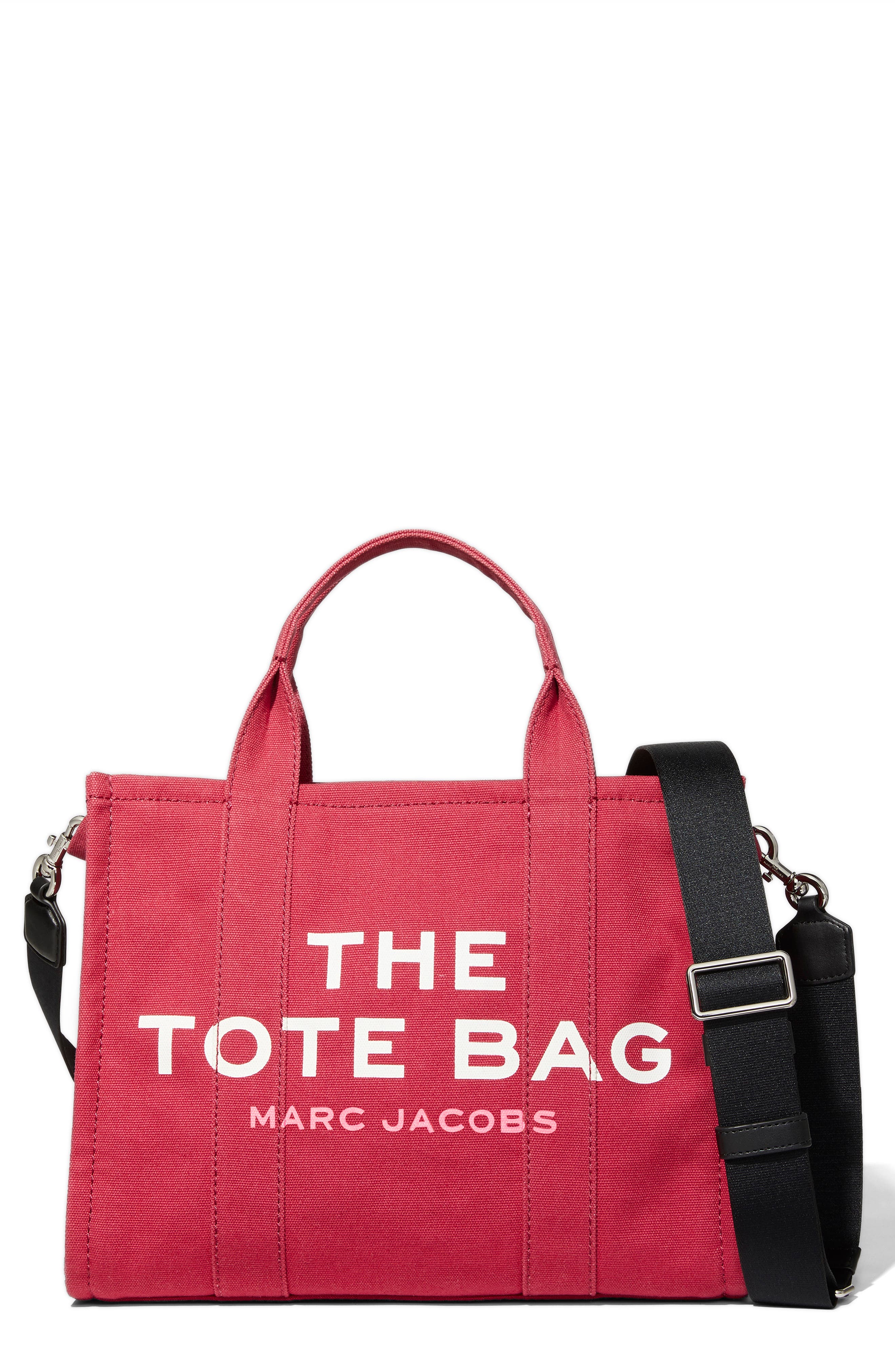 Small traveler canvas discount tote the marc jacobs