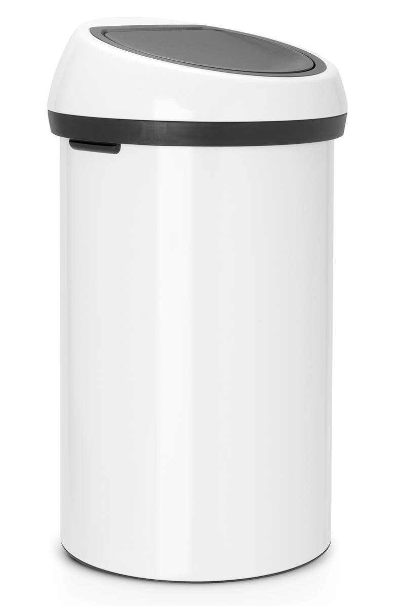 Mantsjoerije koelkast Gewoon Brabantia Touch Top Extra Large 40-Liter Trash Can | Nordstrom