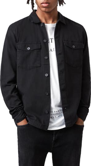 Black button sales down jacket