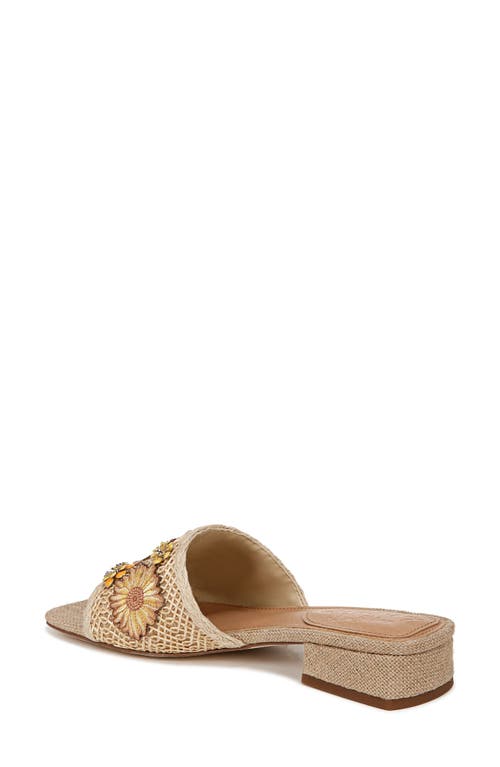 Circus Ny By Sam Edelman Josie Daisie Block-heel Slide Sandals In Natural