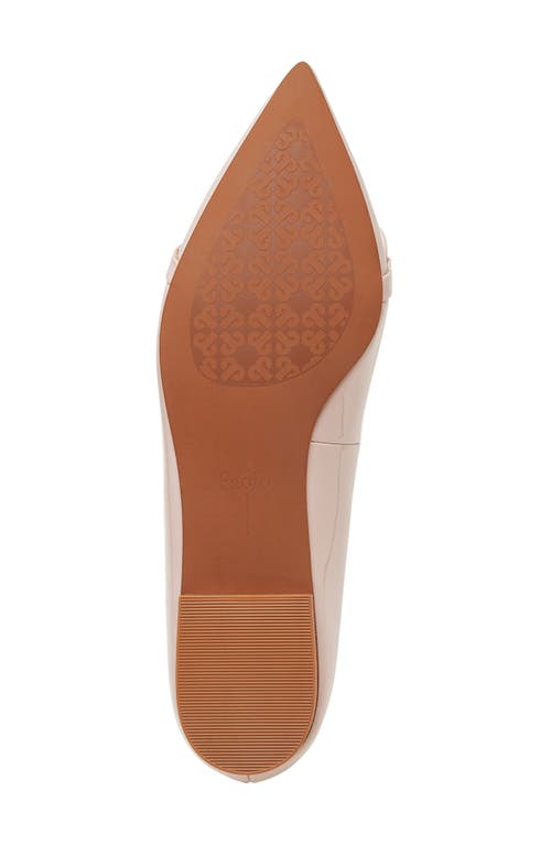 Shop Linea Paolo Nora Pointed Toe Flat In Beige/beige