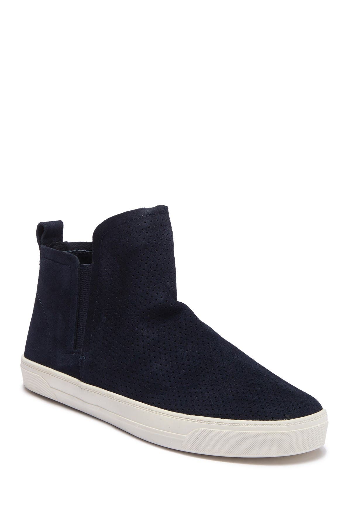 dolce vita xane perforated suede sneaker