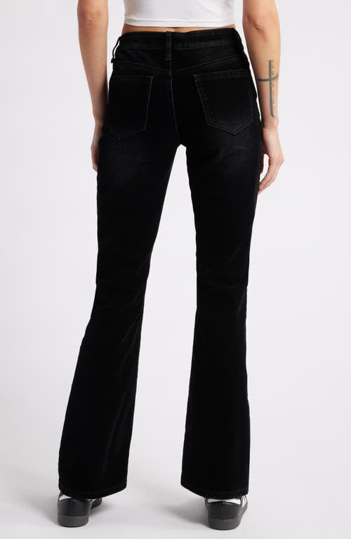 Shop Ptcl Flocked Trouser Jeans In Black